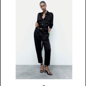 Zara "silk" pants